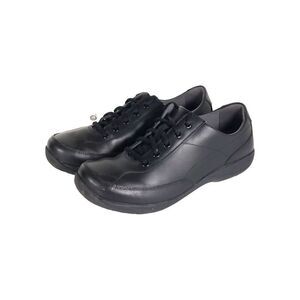 Dansko Women's Emma EU40 US9-9,5 Black Leather Lace-Up Casual Oxfords Shoes
